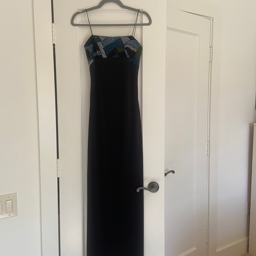 Vintage Beaded Evening Gown